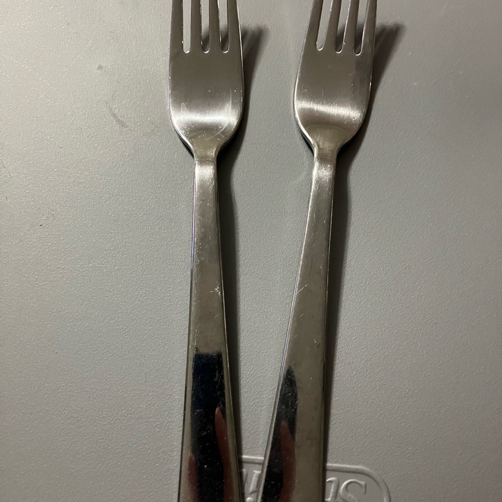 IKEA Silver Flatware Dining Forks Elegant Design